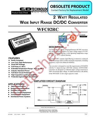 WFC02R24D05E datasheet  